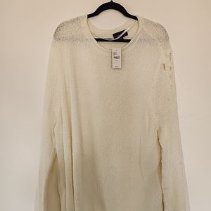 LANE BRYANT SWEATER 26/28 Beige Vanilla